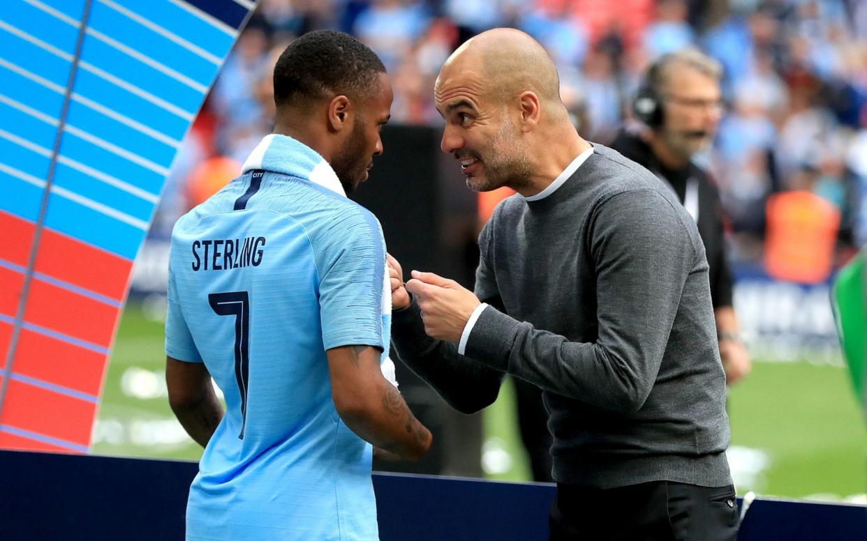 Guardiola's relentless perfectionism was on public display right until the final day of Manchester City's treble-winning season - PA