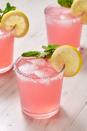 <p>Like a <a href="https://www.delish.com/uk/cocktails-drinks/a29189575/margarita-recipe/" rel="nofollow noopener" target="_blank" data-ylk="slk:Margarita;elm:context_link;itc:0;sec:content-canvas" class="link ">Margarita</a> with a softer, cuter side, the Señorita ditches limes for pink lemonade and lemon juice. It's the drink you'll want for every girl's night. </p><p>Get the <a href="https://www.delish.com/uk/cocktails-drinks/a30595712/pink-senoritas-recipe/" rel="nofollow noopener" target="_blank" data-ylk="slk:Pink Señoritas;elm:context_link;itc:0;sec:content-canvas" class="link ">Pink Señoritas</a> recipe.</p>