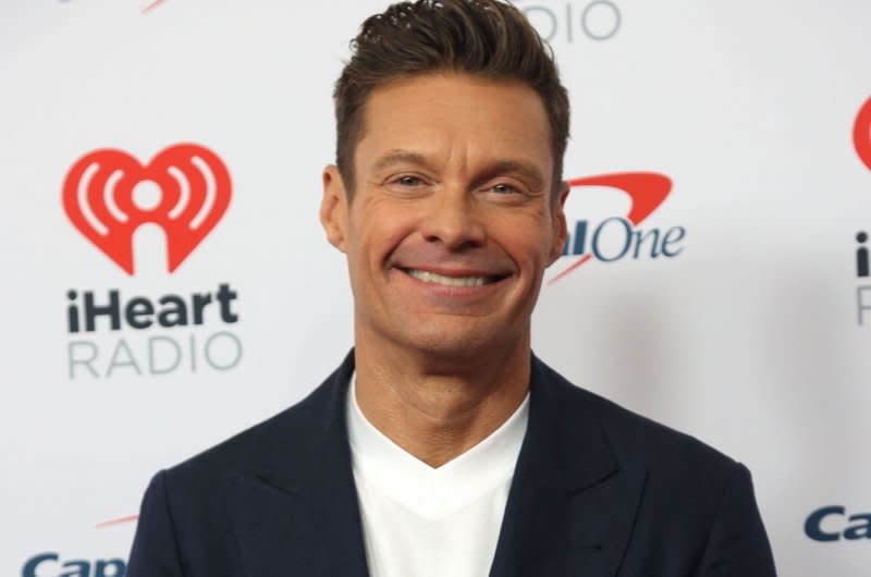 Ryan Seacrest arrives for the iHeartRadio Music Festival at T-Mobile Arena in Las Vegas in 2023. File Photo by James Atoa/UPI