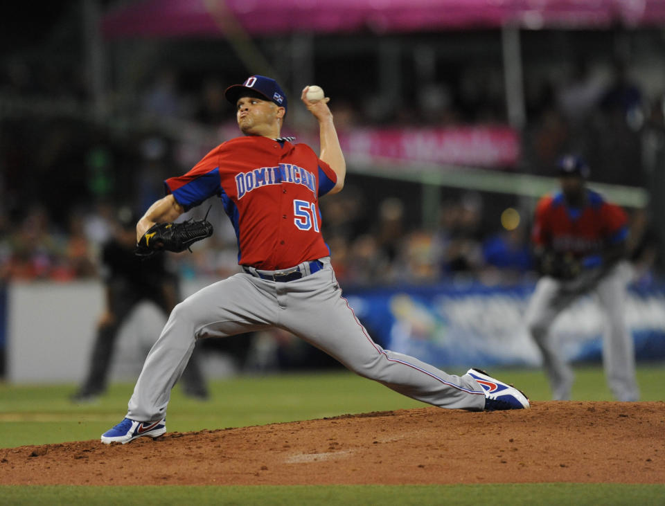 Wandy Rodriguez是第三屆經典賽多明尼加隊的要角之一。（Photo by Anthony Causi/WBCI/MLB via Getty Images）