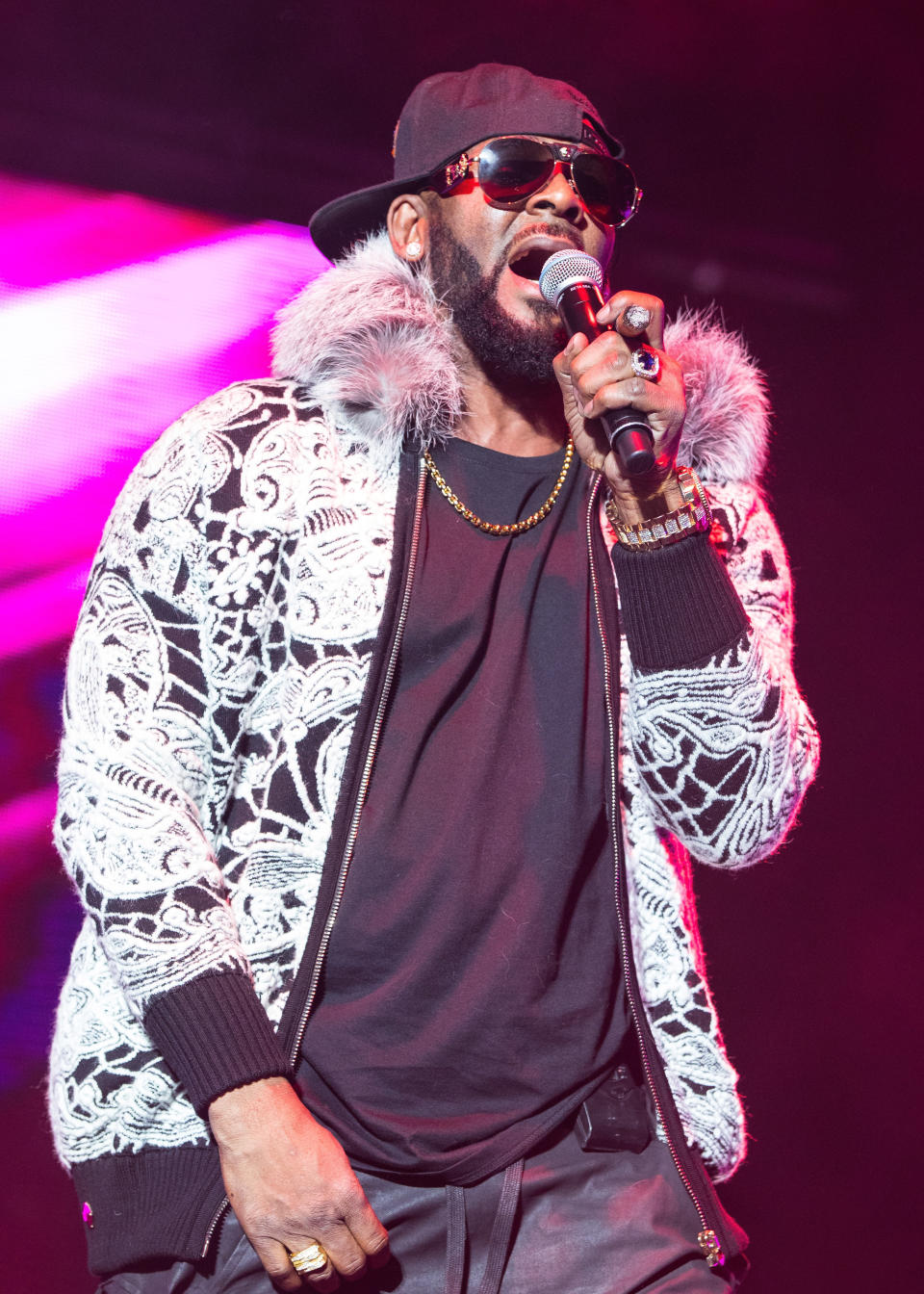 R Kelly stands accused of infecting a woman with an STD. (Getty)