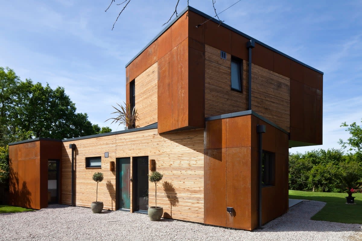 The angular home in Kent featured on Grand Designs  (Channel 4)