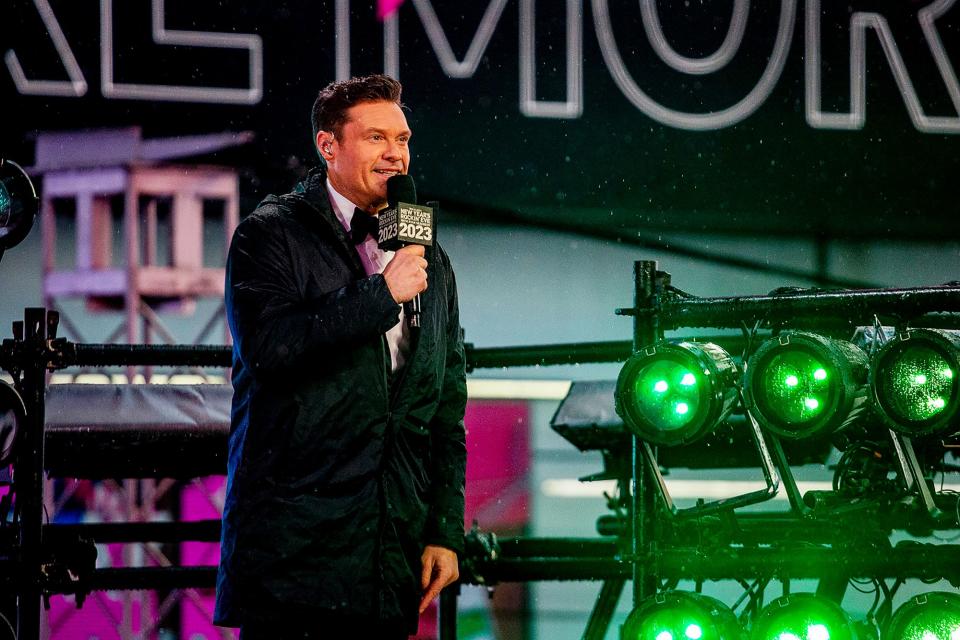 Ryan Seacrest New Wheel of Fortune Host -200 Ryan Seacrest live on-air during the 2023 New Years Eve