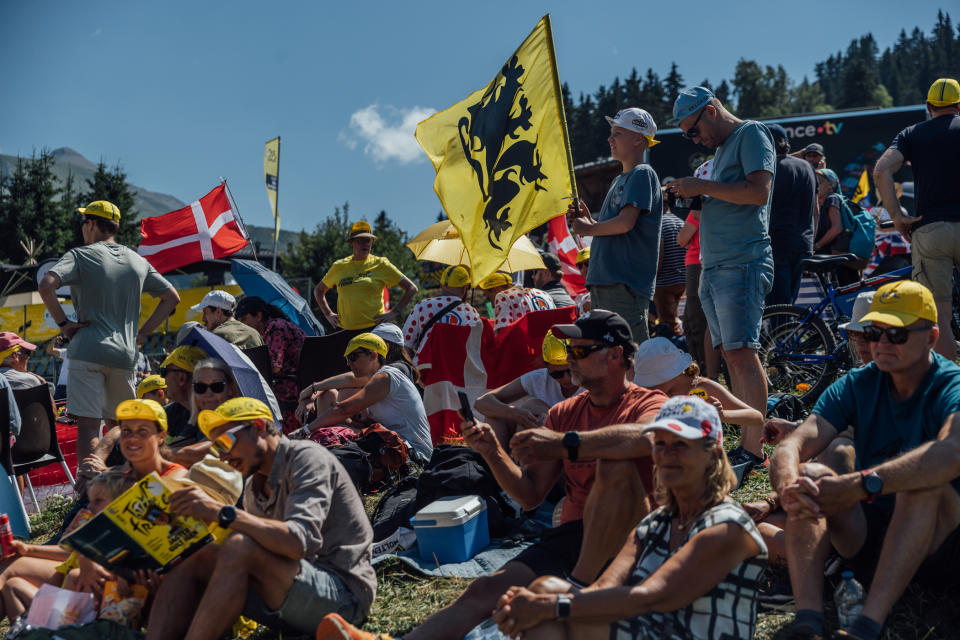 Stunning images from the 15th stage of the 2023 Tour de France, from Les Gets Les Portes du Soleil to Saint-Gervais Mont Blanc