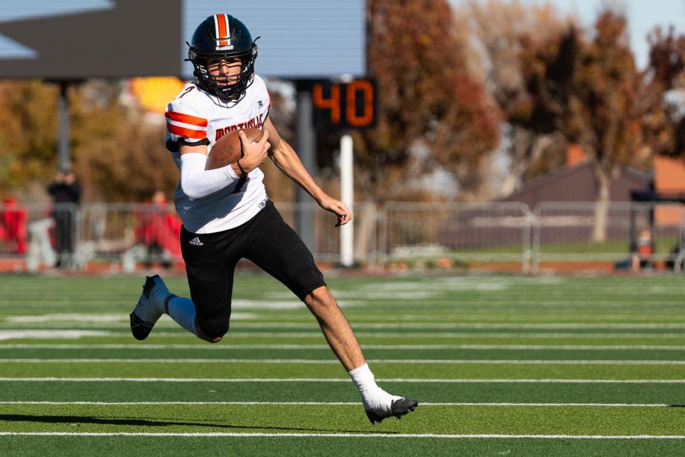 Rich High School plays Monticello High School in the 1A 8-player football state championship at Southern Utah University in Cedar City on Saturday, Nov. 11, 2023. | Megan Nielsen, Deseret News