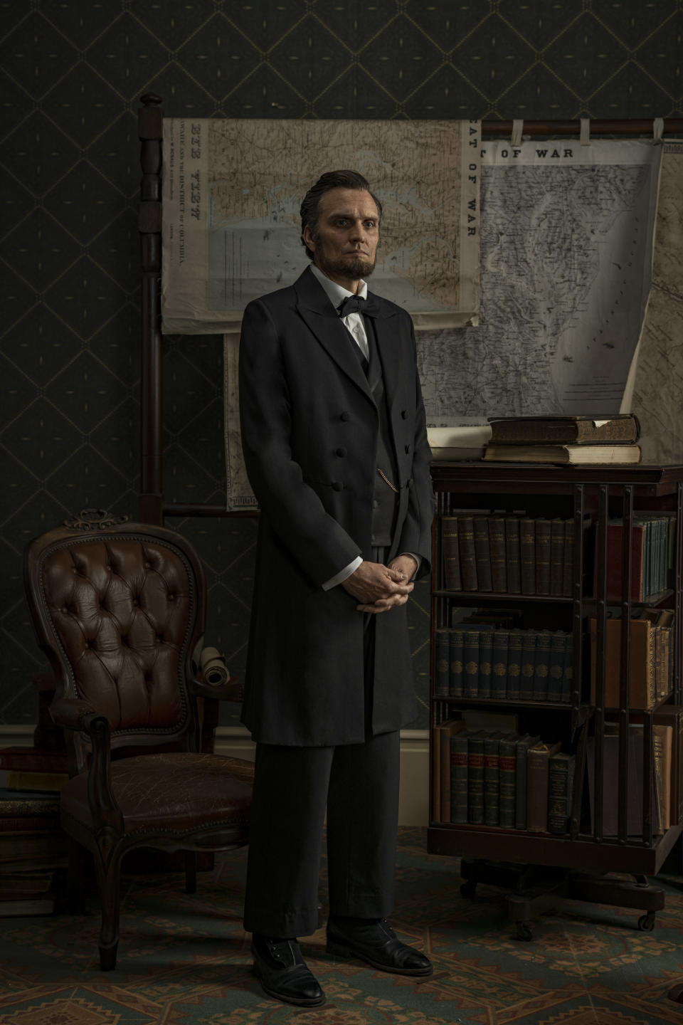 Graham Sibley as Abraham Lincoln - Credit: History Channel