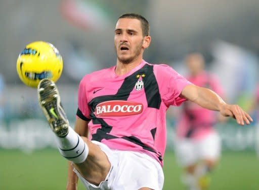 Juventus' Leonardo Bonucci controls the ball during a match in 2011. Bonucci was cleared of wrong-doing in relation to a match against Udinese in May 2010 when he was playing for Bari