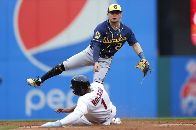 Brewers shake up their infield by sending Luis Urías to minors and  recalling Brice Turang - NBC Sports