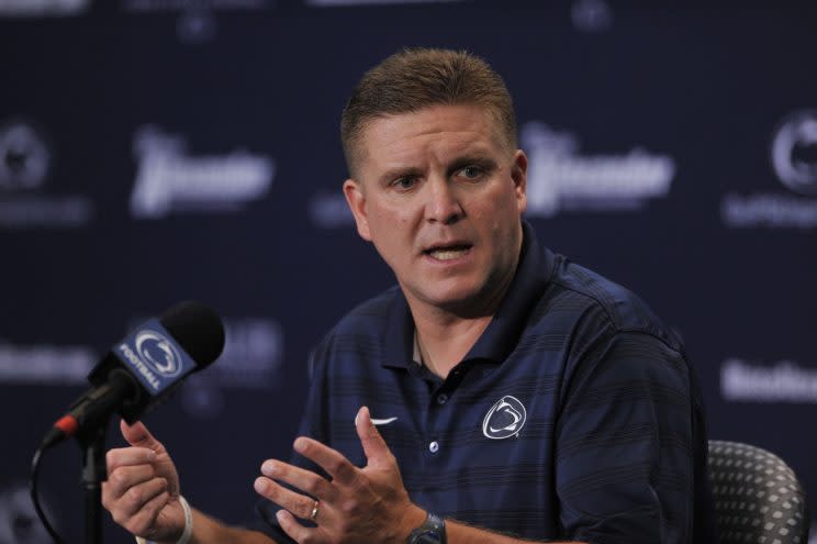 After two seasons, Bob Shoop left Penn State for Tennessee. (Nabil K. Mark/Centre Daily Times/TNS via Getty Images)