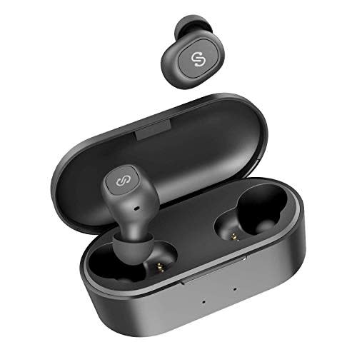 SoundPEATS True Wireless Earbuds Bluetooth 5.0 Earphones with Built in Mic Stereo Headphones in…