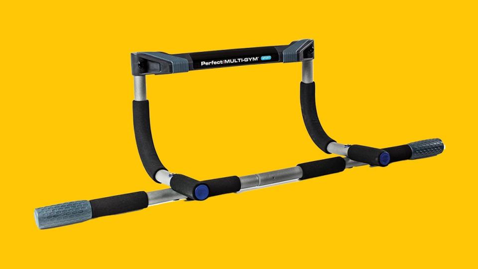 This Perfect Fitness pull-up bar can go anywhere.