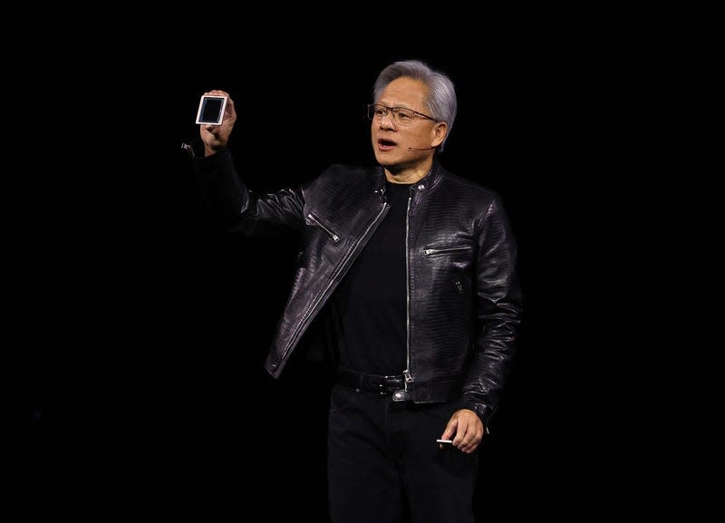 Nvidia CEO Jensen Huang during the chipmaker’s GTC on March 18, 2024 in San Jose, California. - Photo: Justin Sullivan (Getty Images)