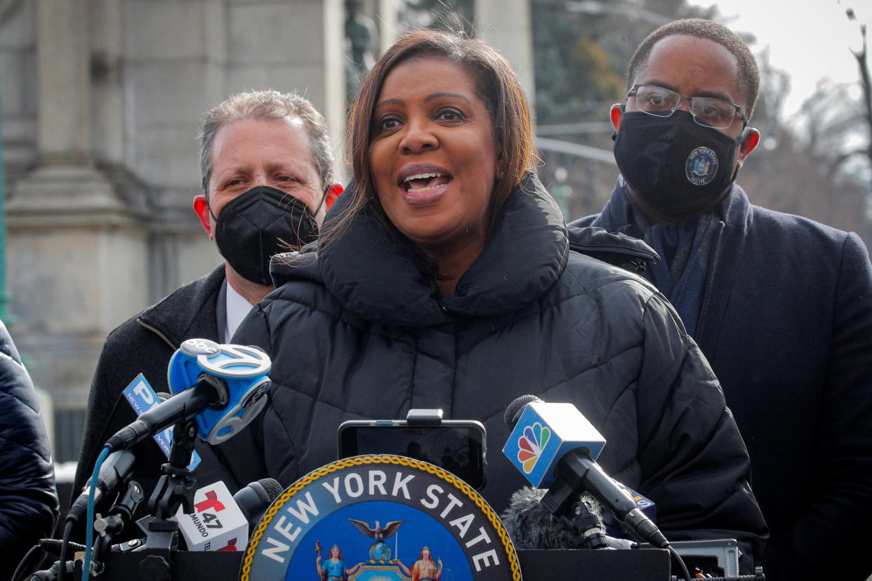 New York State Attorney General Letitia James. (Reuters)