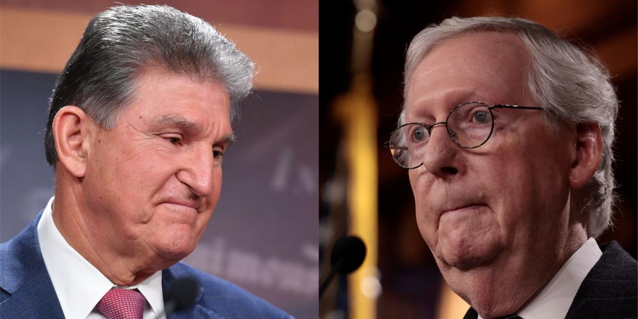 Joe Manchin; Mitch McConnell