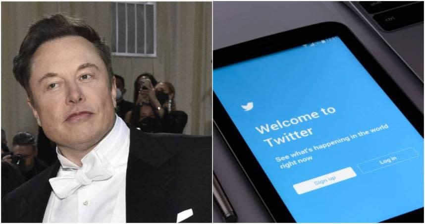 馬斯克取消440億美元收購推特交易，推特董事會主席表示要起訴。（圖／達志／美聯社、Canva）