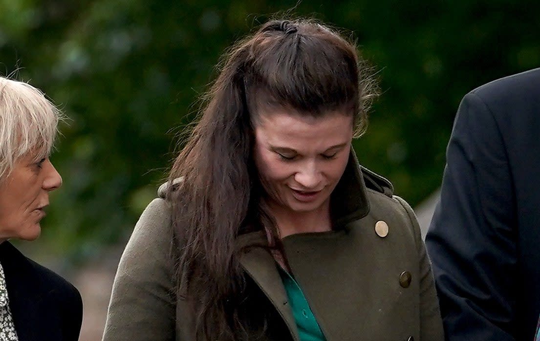 Amanda Aston reported fellow police worker Matthew Taylor for controlling and coercive behaviour after their relationship broke down - Gareth Fuller/PA Wire