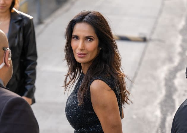 Padma Lakshmi spoke about being in her first Sports Illustrated Swimsuit Issue.
