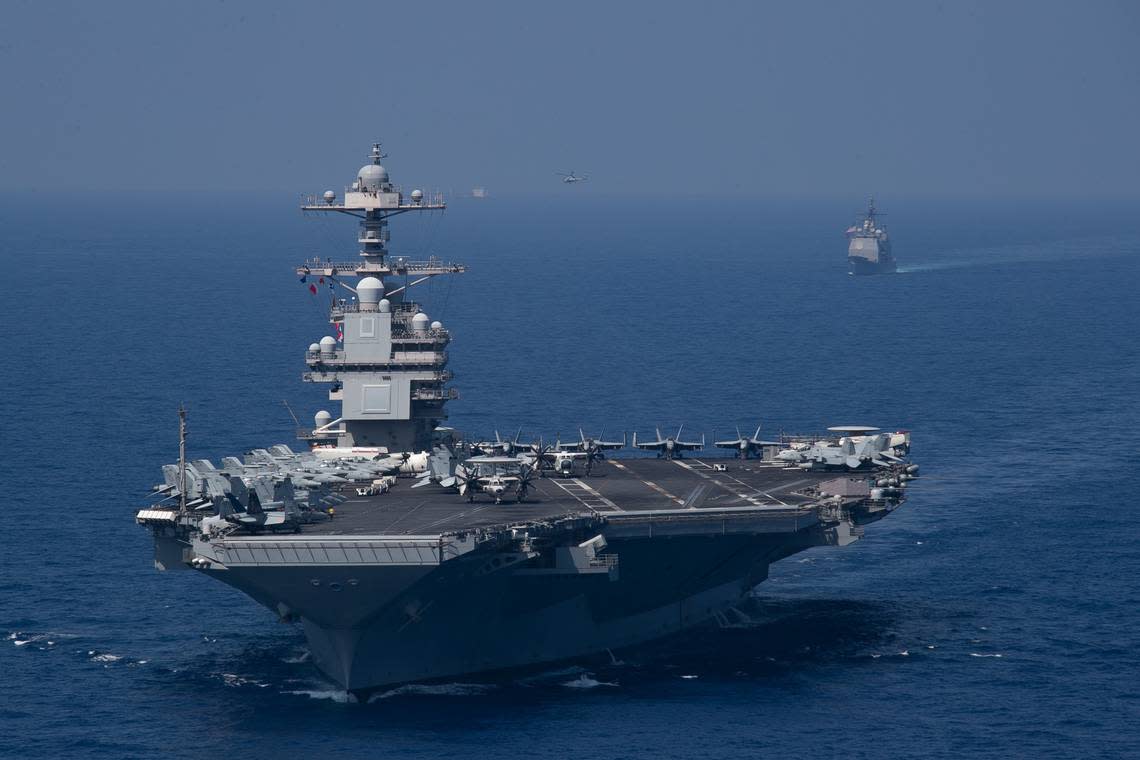 El mayor portaaviones del mundo, el USS Gerald R. Ford, fue enviado hacia Israel tras una agresión a gran escala de Hamás.