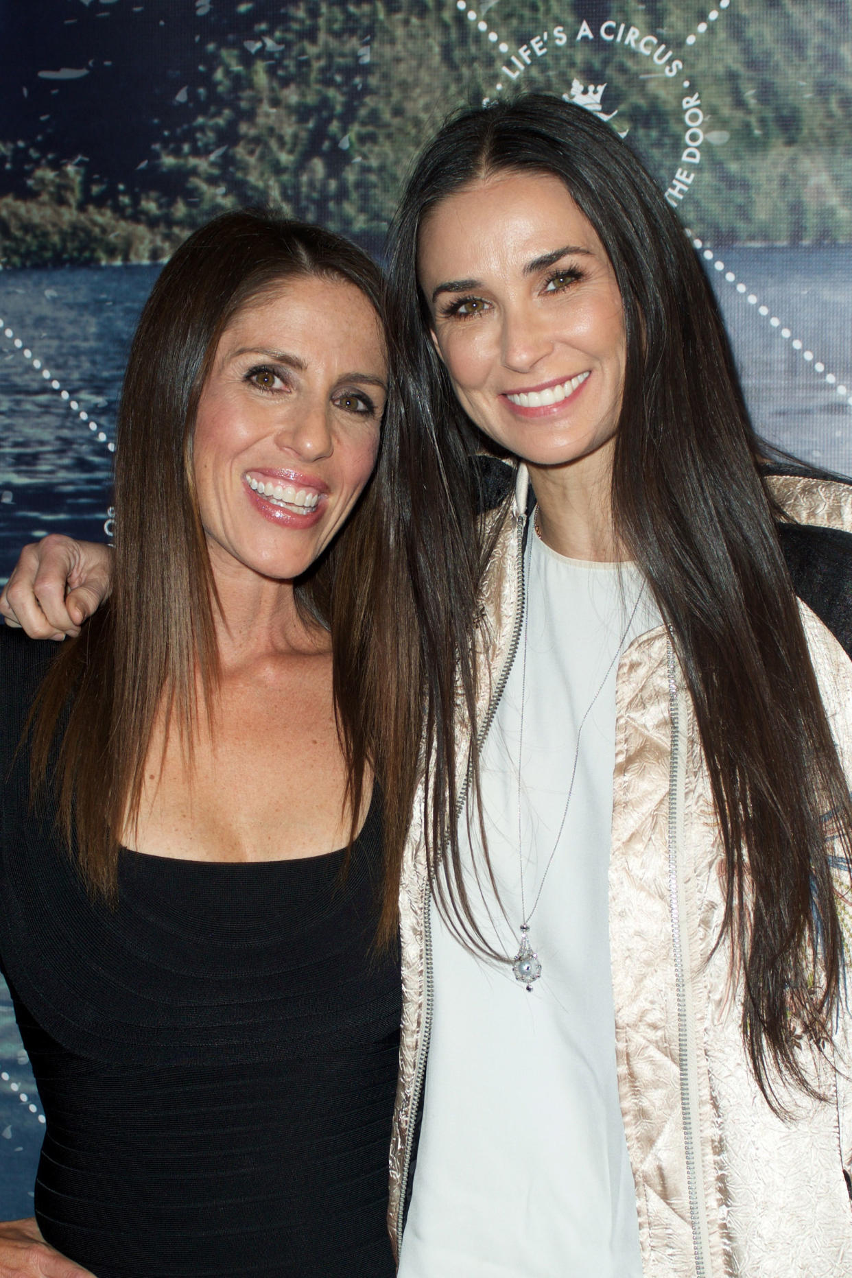 LOS ANGELES, CA - MAY 28:  (L-R) Company partner Soleil Moon Frye and actress Demi Moore attend the unveiling of Seedling's Arts District headquarters on May 28, 2015 in Los Angeles, California.  (Photo by Keipher McKennie/WireImage)