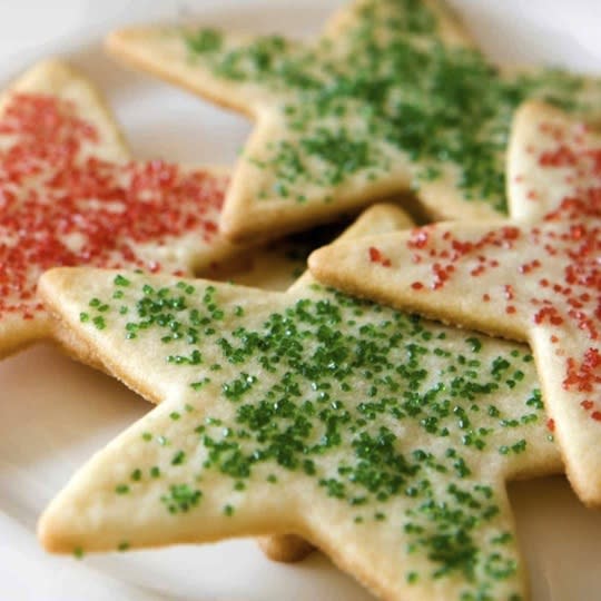 <div class="caption-credit"> Photo by: Julie Van Rosendaal</div><b>Low-Fat Rolled Sugar Cookies</b> <br> This time of year it is always nice to have a (slightly) healthier treat on hand. Everyone needs a classic rolled sugar cookie recipe in their repertoire, especially during the holidays. This is a great basic dough to start with, and it contains about half the fat of a traditional sugar cookie recipe. <br> <a href="http://www.babble.com/best-recipes/15-deliciously-unique-ways-to-make-sugar-cookies/#low-fat-rolled-sugar-cookies" rel="nofollow noopener" target="_blank" data-ylk="slk:Get the recipe;elm:context_link;itc:0;sec:content-canvas" class="link "><i>Get the recipe</i></a><i><br></i>