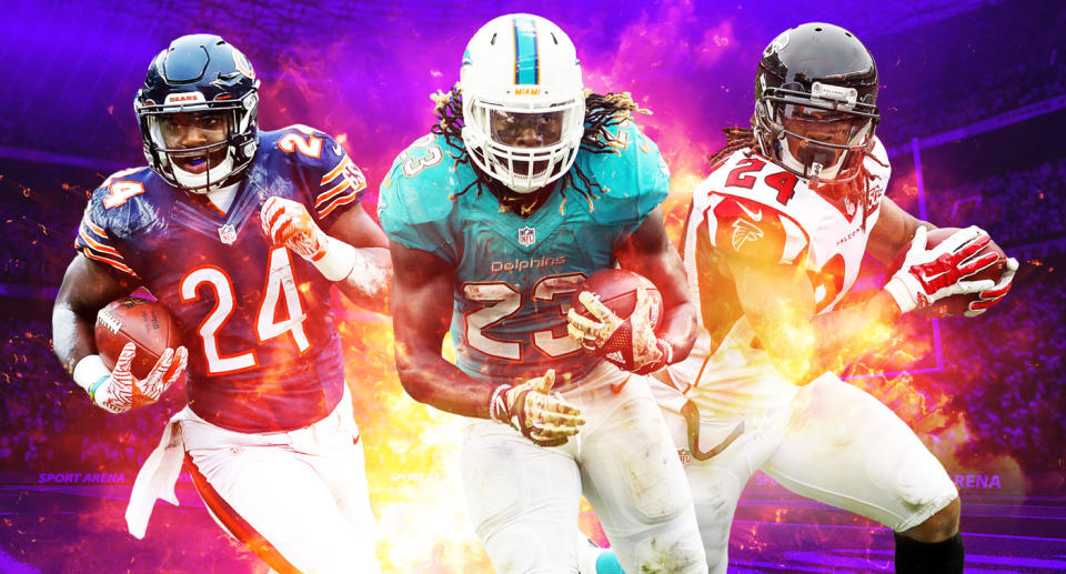 Which running back should you pick in your fantasy draft between Jordan Howard, Jay Ajayi and Devonta Freeman?