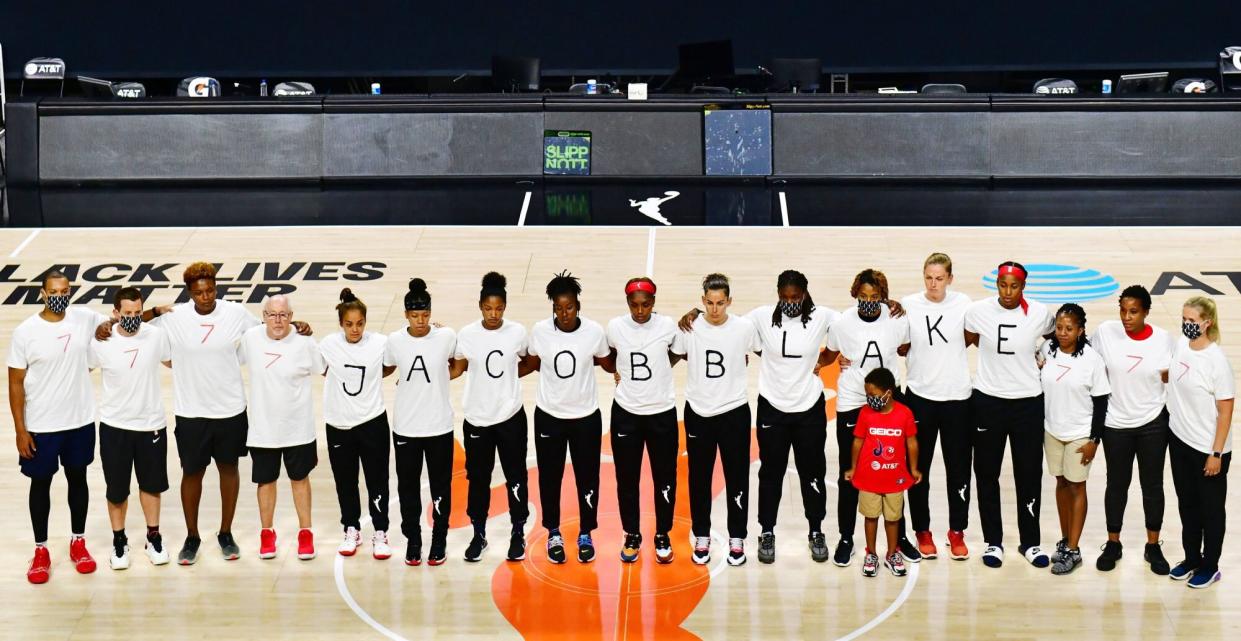 washington mystics basketball blm