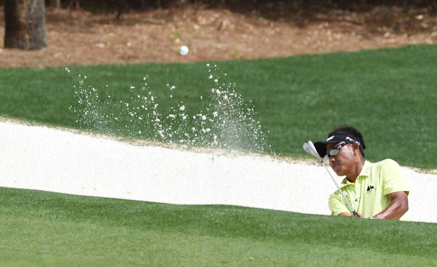 Tag 3 in Augusta, doch Thongchai Jaidee wäre wohl lieber im Bett geblieben. Der Thailänder bleibt acht über Par und wird damit bis ans Ende des Feldes durchgereicht