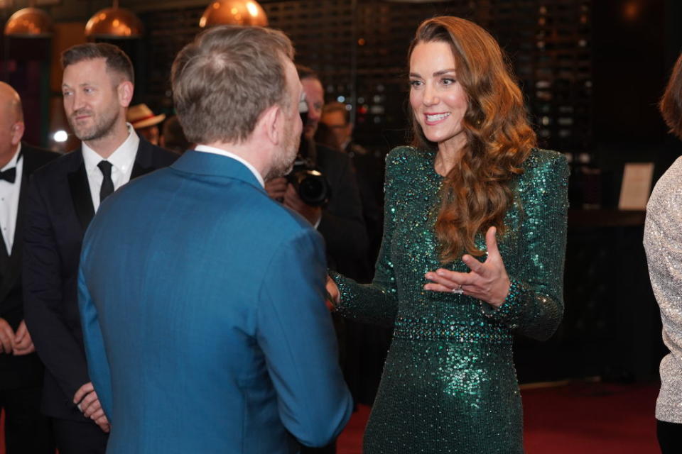 Kate Middleton at the 2021 Royal Variety Performance