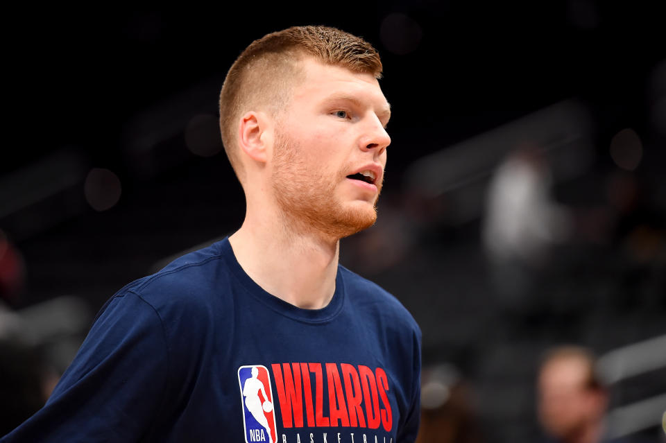 Davis Bertans will reportedly sit out the NBA's 22-team, 8-game restart in Orlando. (Photo by Will Newton/Getty Images)