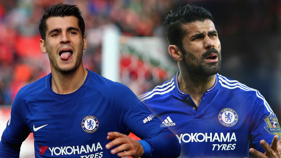 Alvaro Morata and Diego Costa are polar opposites in terms of personality