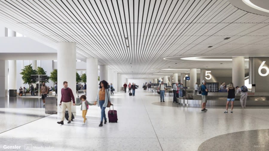 A rendering of the new terminal coming to John Glenn International Airport. (Courtesy Photo/Columbus Regional Airport Authority)