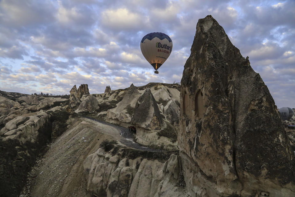 Hot air balloons over Turkey’s Cappadocia