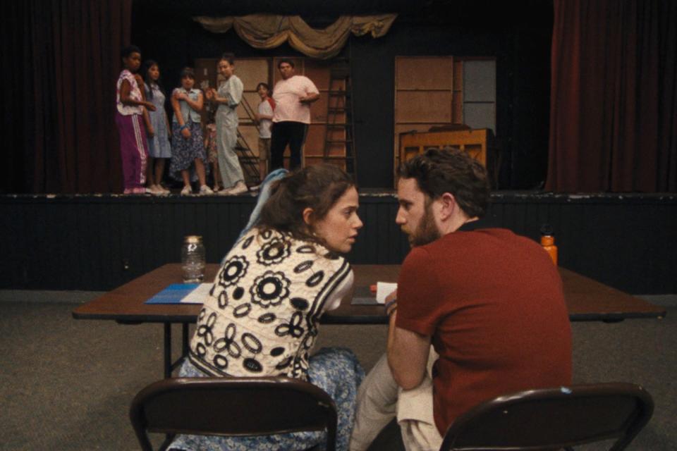 Molly Gordon and Ben Platt in 'Theater Camp.'