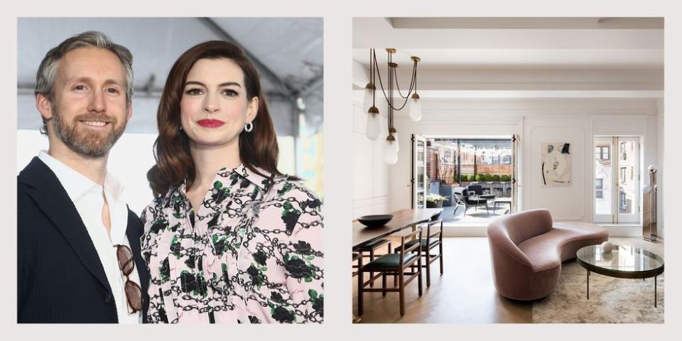 <p><strong>Oscar award-winning actress Anne Hathaway and her husband, producer and jewellery designer Adam Shulman, are selling their luxe New York City penthouse for $3.495 million. According to <a href="https://www.wsj.com/articles/anne-hathaway-asks-3-495-million-for-new-york-penthouse-11582133130" rel="nofollow noopener" target="_blank" data-ylk="slk:The Wall Street Journal;elm:context_link;itc:0;sec:content-canvas" class="link ">The Wall Street Journal</a>, the power couple, who welcomed their second son, Jack, at the end of 2019, purchased the property for $2.55 million in 20</strong><strong>16. </strong><br><br>The minimalist two-bedroom, two-bathroom residence is located in a historic Neo-Georgian mansion on the Upper West Side near Central Park. With the help of Gramercy Design, which is known for working with high-profile clients in the entertainment business, Hathaway and Shulman thoughtfully renovated the penthouse. The result? Original details and period mouldings blend seamlessly with modern updates, ranging from durable white oak flooring to a state-of-the art <a href="https://www.housebeautiful.com/uk/decorate/kitchen/g423/best-kitchen-design-trends/" rel="nofollow noopener" target="_blank" data-ylk="slk:kitchen;elm:context_link;itc:0;sec:content-canvas" class="link ">kitchen</a> boasting an 18-foot ceiling. </p><p>Scroll down for a look inside the penthouse...<br></p>