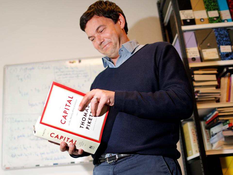 The French economist Thomas Piketty's dense treatise on inequality, 