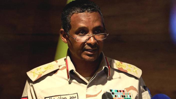 Der stellvertretende Vorsitzende des Souveränen Rates des Sudan, General Mohamed Hamdan Dagalo