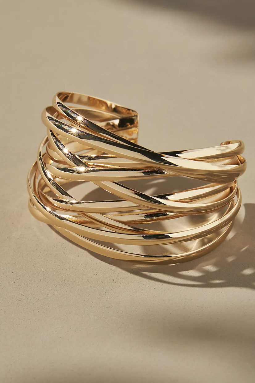 <p><a href="https://go.redirectingat.com?id=74968X1596630&url=https%3A%2F%2Fwww.anthropologie.com%2Fshop%2Fmodern-tangled-cuff-bracelet&sref=https%3A%2F%2Fwww.townandcountrymag.com%2Fstyle%2Fjewelry-and-watches%2Fg43962976%2Fbest-cuff-bracelets%2F" rel="nofollow noopener" target="_blank" data-ylk="slk:Shop Now;elm:context_link;itc:0;sec:content-canvas" class="link ">Shop Now</a></p><p>Modern Tangled Cuff Bracelet </p><p>$44.00</p><p>anthropologie.com</p><span class="copyright">Product Shot Image</span>