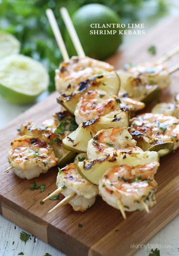 <p><a href="https://www.skinnytaste.com/grilled-cilantro-lime-shrimp-kebabs/" rel="nofollow noopener" target="_blank" data-ylk="slk:Skinny Taste;elm:context_link;itc:0;sec:content-canvas" class="link ">Skinny Taste</a></p>