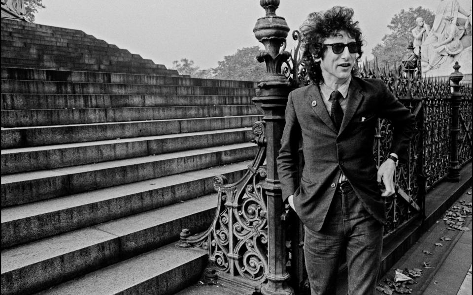 John Cooper Clarke in Hyde Park, October 1978