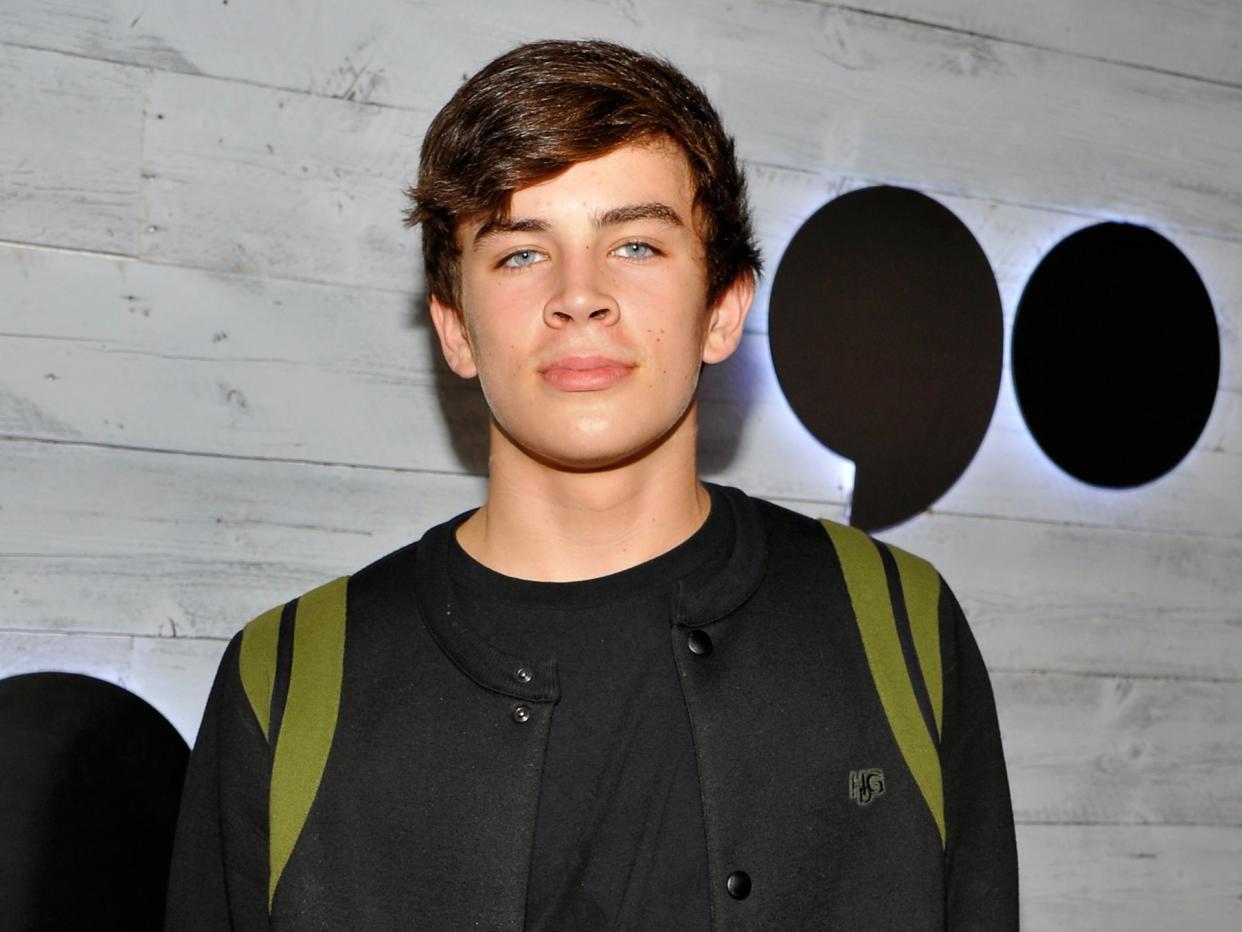 Hayes Grier at an event on 24 September 2015 in Los Angeles, California (John Sciulli/Getty Images for go90)