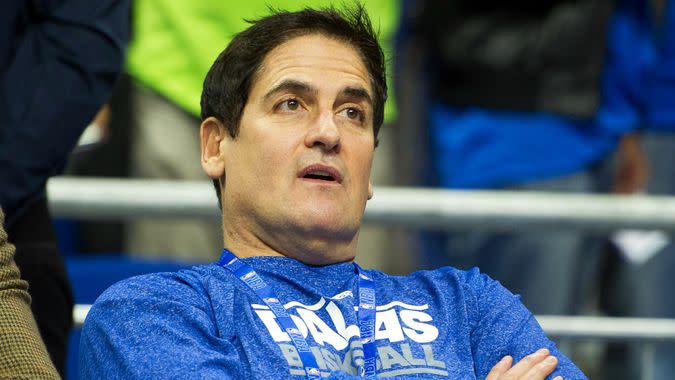 GERMANY OUTMandatory Credit: Photo by Sebastian Kahnert/Epa/REX/Shutterstock (8240122g)Dallas Mavericks Owner Mark Cuban is Seen Before the Friendly Basketball Match Between Alba Berlin and the Dallas Mavericks As Part of the Nba Europe Live Tour 2012 in Berlin Germany 06 October 2012 Germany BerlinGermany Basketball Nba - Oct 2012.