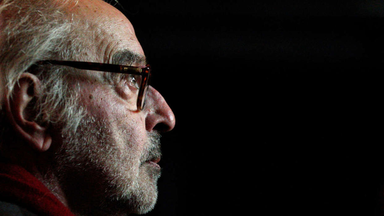 FILE PHOTO: French-Swiss film director Jean-Luc Godard attends the 2010 Swiss Federal 