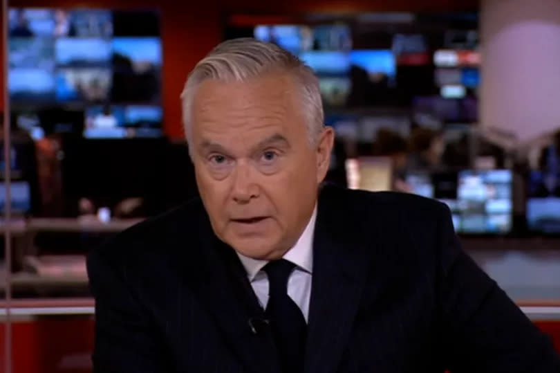 Huw Edwards announced the news on BBC One