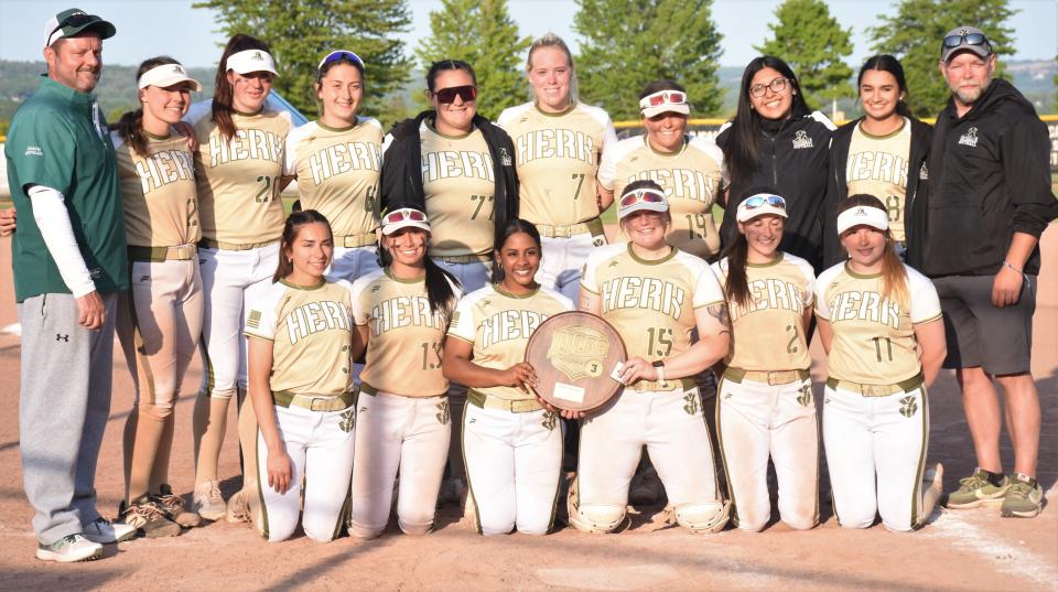 The Herkimer College Generals won the NJCAA Region III-B championship by beating Onondaga Community College twice Thursday, May 18, 2023, in Herkimer, New York.