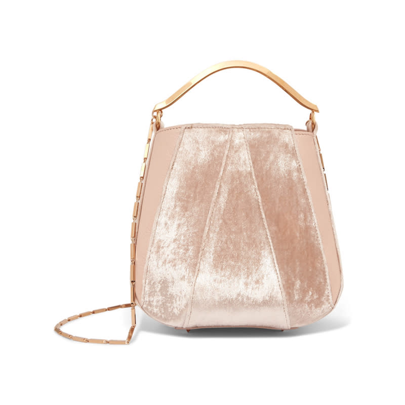 <a rel="nofollow noopener" href="http://www.eddieborgo.com/handbags/view-all/pepper-mini-pochette-blush" target="_blank" data-ylk="slk:Pepper Mini Pochette, Eddie Borgo, $1050;elm:context_link;itc:0;sec:content-canvas" class="link ">Pepper Mini Pochette, Eddie Borgo, $1050</a><p> <strong>Related Articles</strong> <ul> <li><a rel="nofollow noopener" href="http://thezoereport.com/fashion/style-tips/box-of-style-ways-to-wear-cape-trend/?utm_source=yahoo&utm_medium=syndication" target="_blank" data-ylk="slk:The Key Styling Piece Your Wardrobe Needs;elm:context_link;itc:0;sec:content-canvas" class="link ">The Key Styling Piece Your Wardrobe Needs</a></li><li><a rel="nofollow noopener" href="http://thezoereport.com/beauty/makeup/ysl-touche-eclat-white/?utm_source=yahoo&utm_medium=syndication" target="_blank" data-ylk="slk:YSL's Cult-Favorite Touche Éclat Now Comes In Bright White, And We're Not Sure How We Feel About It;elm:context_link;itc:0;sec:content-canvas" class="link ">YSL's Cult-Favorite Touche Éclat Now Comes In Bright White, And We're Not Sure How We Feel About It</a></li><li><a rel="nofollow noopener" href="http://thezoereport.com/beauty/celebrity-beauty/kendall-jenner-platinum-blonde-hair/?utm_source=yahoo&utm_medium=syndication" target="_blank" data-ylk="slk:This Is What Kendall Jenner Looks Like With Platinum Blonde Hair;elm:context_link;itc:0;sec:content-canvas" class="link ">This Is What Kendall Jenner Looks Like With Platinum Blonde Hair</a></li> </ul> </p>