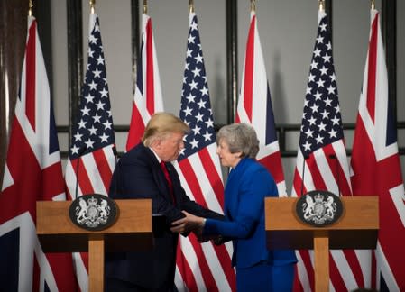 U.S. President Donald Trump visits Britain