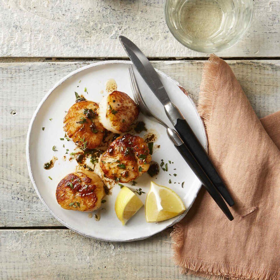 Brown Butter Seared Scallops