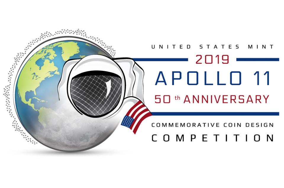 US Mint Launches Public Art Competition to Design Apollo 11 Moon Landing Coins