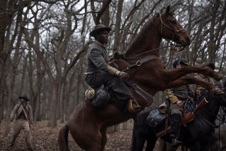 Una escena del primer episodio de Hombres de ley: Bass Reeves