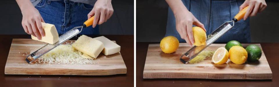 You'll have a grate time using this because it will give the perfect final touch to your dish &mdash; no matter if that's some Parmesan cheese or lemon zest (or maybe a bit of both, depending on the recipe).<br /><br /><strong>Promising review:</strong> "As a sushi chef, I love this tool. It is so convenient for me every time to need to grate citrus on top of my dishes. Good grip, easy to clean, and nice cover to come with it." &mdash; <a href="https://www.amazon.com/gp/customer-reviews/R2QINBOOKUJIG4?&amp;linkCode=ll2&amp;tag=huffpost-bfsyndication-20&amp;linkId=75665dab084fd14481e690819ae09a94&amp;language=en_US&amp;ref_=as_li_ss_tl" target="_blank" rel="nofollow noopener noreferrer" data-skimlinks-tracking="5820833" data-vars-affiliate="Amazon" data-vars-asin="none" data-vars-href="https://www.amazon.com/gp/customer-reviews/R2QINBOOKUJIG4?tag=bfabby-20&amp;ascsubtag=5820833%2C9%2C27%2Cmobile_web%2C0%2C0%2C16403845" data-vars-keywords="cleaning" data-vars-link-id="16403845" data-vars-price="" data-vars-product-id="1" data-vars-product-img="none" data-vars-product-title="Placeholder- no product" data-vars-retailers="Amazon">Hieu ho</a><br /><br /><a href="https://www.amazon.com/Deiss-Citrus-Zester-Cheese-Grater/dp/B0738C7RXF?&amp;linkCode=ll1&amp;tag=huffpost-bfsyndication-20&amp;linkId=3c61ede25bb72aafbbcc7ef3c48118c7&amp;language=en_US&amp;ref_=as_li_ss_tl" target="_blank" rel="noopener noreferrer"><strong>Get it from Amazon for $10.98.</strong></a>